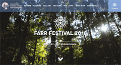 Desktop Screenshot of farrfestival.co.uk