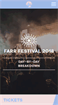 Mobile Screenshot of farrfestival.co.uk